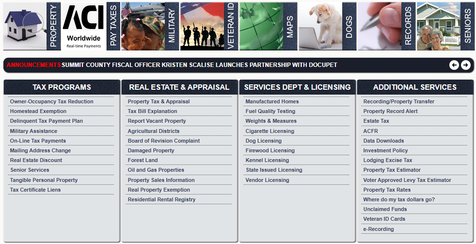 Summit County ohio property assessment process