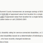 Apply for a Property Tax Reduction in Summit County, Ohio