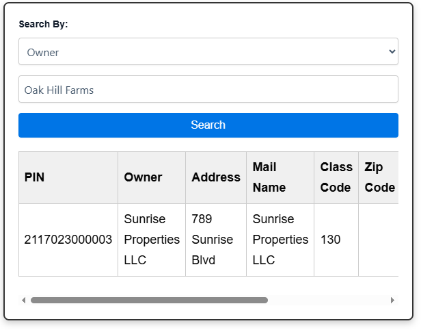Summit County Property Search by Owner