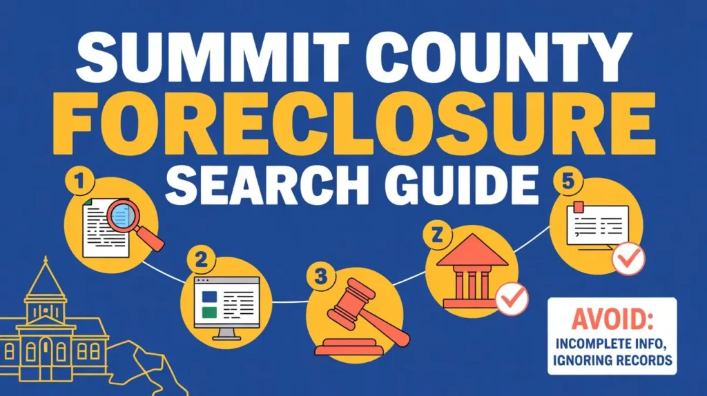 Summit County Foreclosure Search Guide