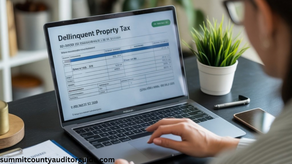 delinquent property tax records