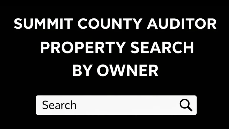 Summit County Property Search by Owner Name image